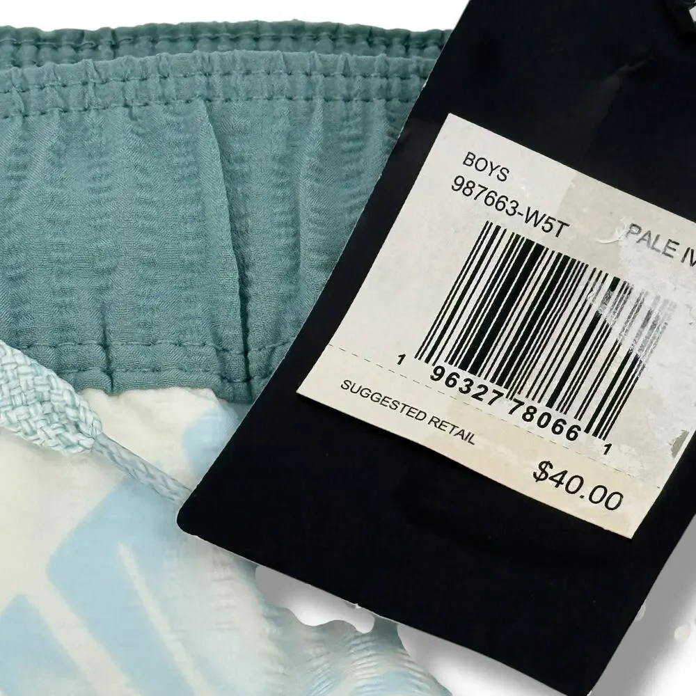 Hurley Washed Pineapple Pull-On Swim Shorts Trunks Boys Size Large 10